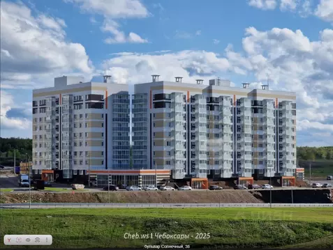 Свободной планировки кв. Чувашия, Чебоксары бул. Солнечный, 38 (33.4 ...