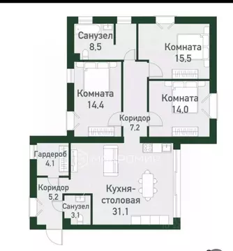 3-к кв. Челябинская область, Челябинский городской округ, пос. ...