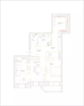 2-к кв. Санкт-Петербург 4-я Советская ул., 9 (71.3 м)