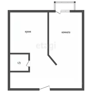 1-к кв. Челябинская область, Кыштым ул. Горелова, 2 (30.7 м)