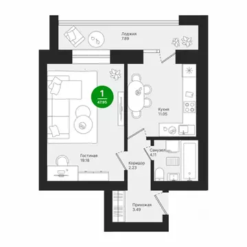 1-к кв. Марий Эл, Йошкар-Ола городской округ, с. Семеновка, Овощевод ...