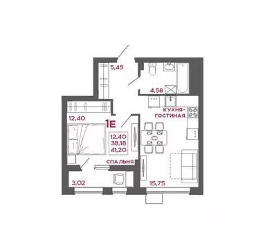 1-к кв. Пензенская область, Пенза Микрорайон Новобережье жилой ...