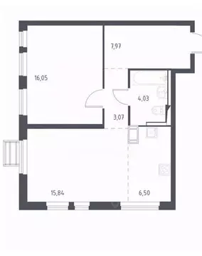 2-к кв. Московская область, Ленинский городской округ, д. Коробово ул. ...