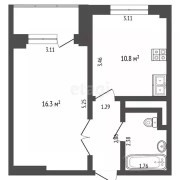 1-к кв. Московская область, Старая Купавна Богородский городской ...