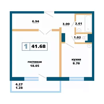 1-к кв. Красноярский край, Красноярск Нанжуль-Солнечный мкр, ...