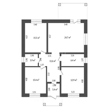 Дом в Перевалово, коттеджный посёлок Чистые Росы, Петропавловская ...