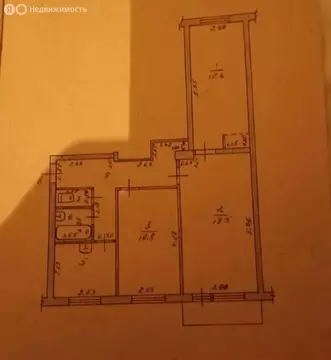 3-комнатная квартира: Бийск, улица Виктора Петрова, 6 (56 м)