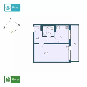 1-к кв. Новосибирская область, Новосибирск Междуреченская ул., 7/1 ...