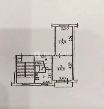 2-к кв. Иркутская область, Иркутск Зеленый мкр, 7 (41.8 м)