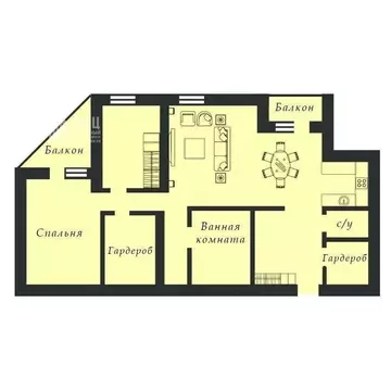 3-комнатная квартира: Москва, улица Коштоянца, 20к2 (124.3 м)