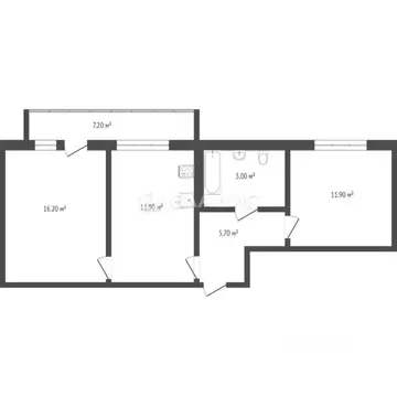 2-к кв. Владимирская область, Суздальский район, Новоалександровское ...