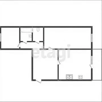 2-к кв. Костромская область, Кострома Рябиновый проезд, 16 (55.5 м)