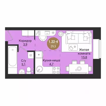 Студия Вологодская область, Вологда Старое ш. (29.5 м)