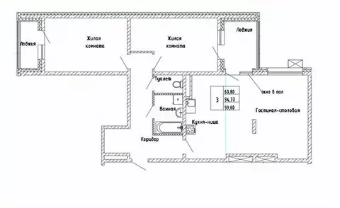 3-к кв. Сахалинская область, Южно-Сахалинск Горизонт жилой комплекс ...