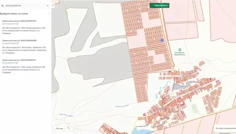 Участок в Волгоградская область, Волгоград Село Песчанка тер., ул. ...