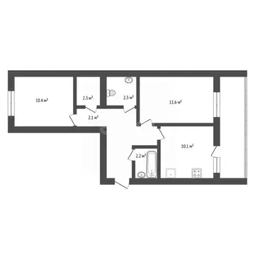 2-к кв. Амурская область, Благовещенский район, с. Чигири ул. ...