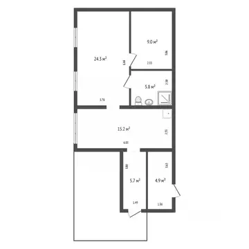 Дом в Красноярский край, Красноярск городской округ, пос. Солонцы ул. ...