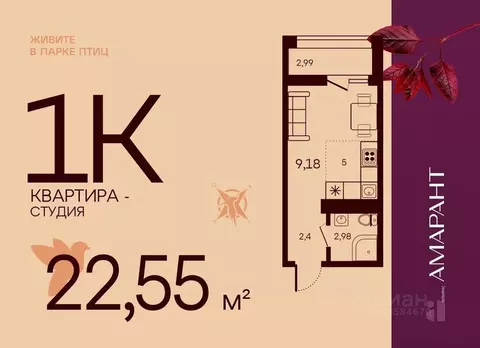 Студия Пензенская область, Пенза Арбеково жилрайон, Дальнее Арбеково ...