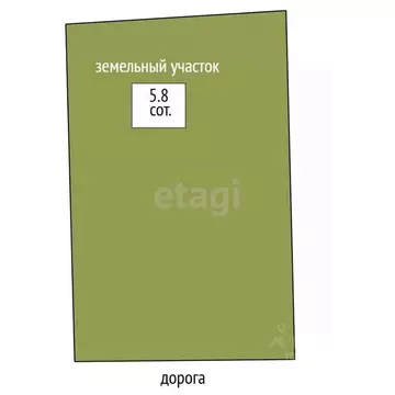 Участок в Ростовская область, Батайск Весна ДНТ, ул. 23-й Проезд (5.8 ...