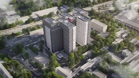 1-к кв. Московская область, Люберцы Волковская 67 жилой комплекс (40.2 ...