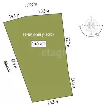 Участок в Тюменская область, Нижнетавдинский муниципальный округ, с. ...