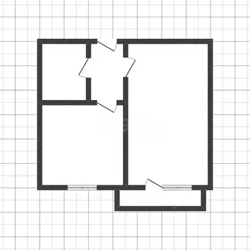 1-к кв. Курская область, Курск Школьная ул., 5к9 (31.0 м)