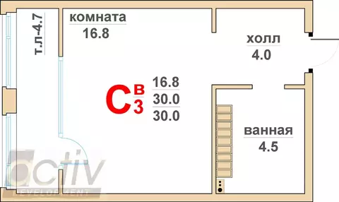 1-к кв. Свердловская область, Верхняя Пышма Гранд Успенский жилой ...