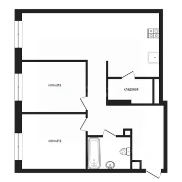 2-к кв. Тюменская область, Тюмень ул. Фармана Салманова, 16 (80.0 м)