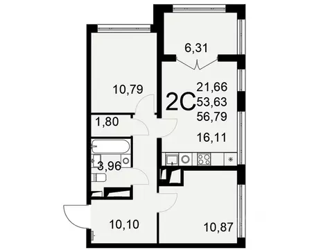 2-к кв. Тульская область, Тула Мясново мкр, Сегодня жилой комплекс ...