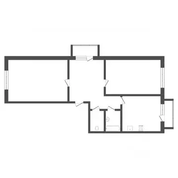 2-к кв. Тюменская область, Тюмень ул. Московский Тракт, 87 (62.0 м)