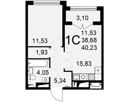 1-к кв. Тульская область, Тула Мясново мкр, Сегодня жилой комплекс ...
