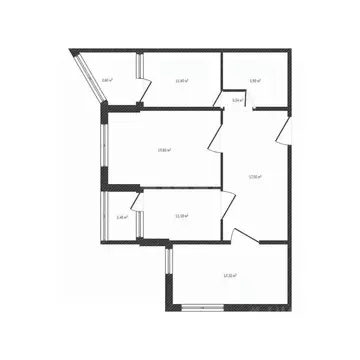 3-к кв. Брянская область, Брянск ул. Вали Сафроновой, 75 (81.0 м)