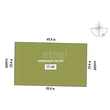 Участок в Псковская область, Печоры ул. Автомобилистов, 67 (15.0 сот.)