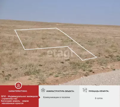 Участок в Крым, Сакский район, Суворовское с/пос, с. Великое ул. ...