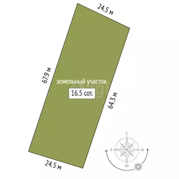 Участок в село Киева, улица Победы (16.5 м)