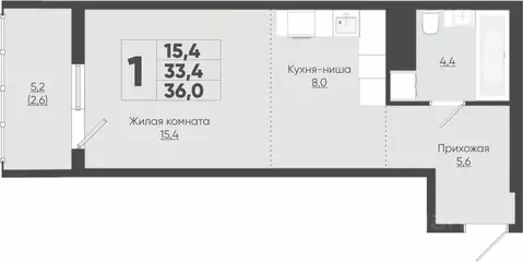 1-к кв. Чувашия, Чебоксары ул. Академика РАН Х.М. Миначева, поз12 ...