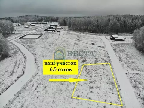 Участок в Ленинградская область, Приозерский район, Красноозерное ...