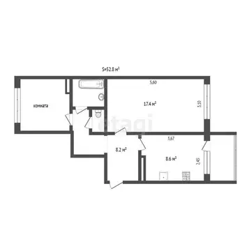 2-комнатная квартира: Петропавловск-Камчатский, улица Академика ...