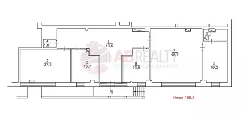 Офис в Москва пер. Сивцев Вражек, 14 (166 м)