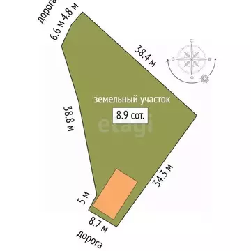 Участок в Башкортостан, Бирский район, Старопетровский сельсовет, с. ...