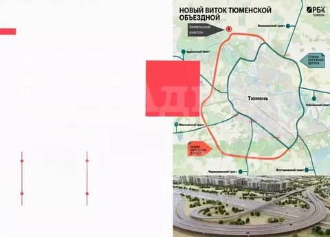 Участок в Тюменская область, Нижнетавдинский муниципальный округ, ТСН ...