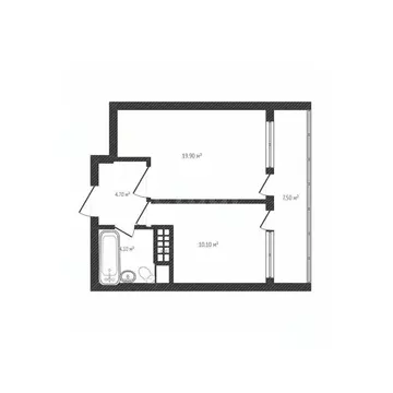 1-к кв. Брянская область, Клинцы ул. Лермонтова, 36 (46.0 м)