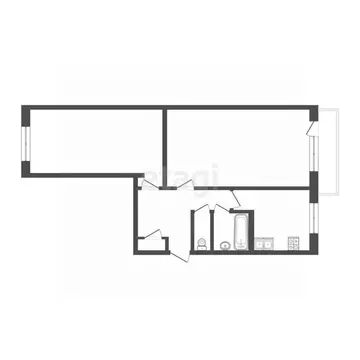 2-к кв. Костромская область, Кострома Якиманиха мкр, 7 (49.9 м)