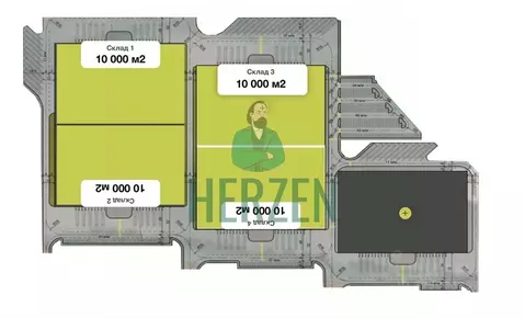 Склад в Московская область, Домодедово городской округ, с. Красный ...