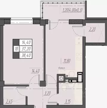 1-к кв. Ставропольский край, Пятигорск Новопятигорск мкр, Курортный ...