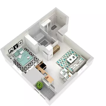 2-комнатная квартира: Ижевск, Воткинское шоссе, 83к2 (40.7 м)