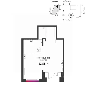Торговая площадь в Тюменская область, Тюмень Подгорная ул., 73 (43 м)