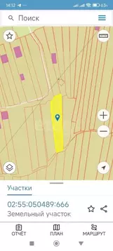 Участок в Башкортостан, Уфа Дорожник СНТ, 233 (5.15 сот.)