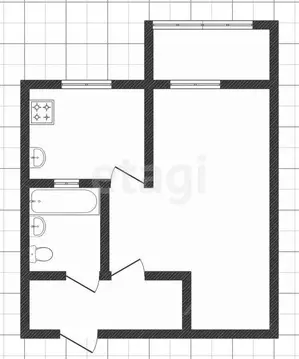 1-к кв. Липецкая область, Липецк Советская ул., 33 (30.2 м)
