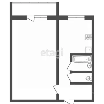 1-к кв. Мордовия, Саранск ул. Косарева, 7 (32.7 м)
